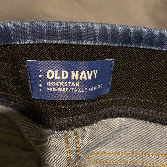 Women’s Distressed Skinny Jeans with elastic waist band - Picture 8 of 9